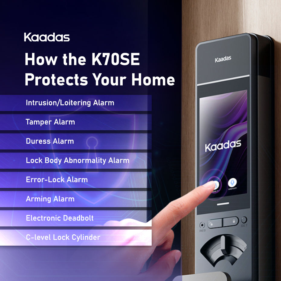 How the K70SE Protects Your Home | Kaadas
