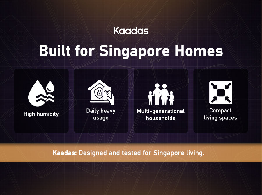 Kaadas Digital Lock: Built for Singapore Homes