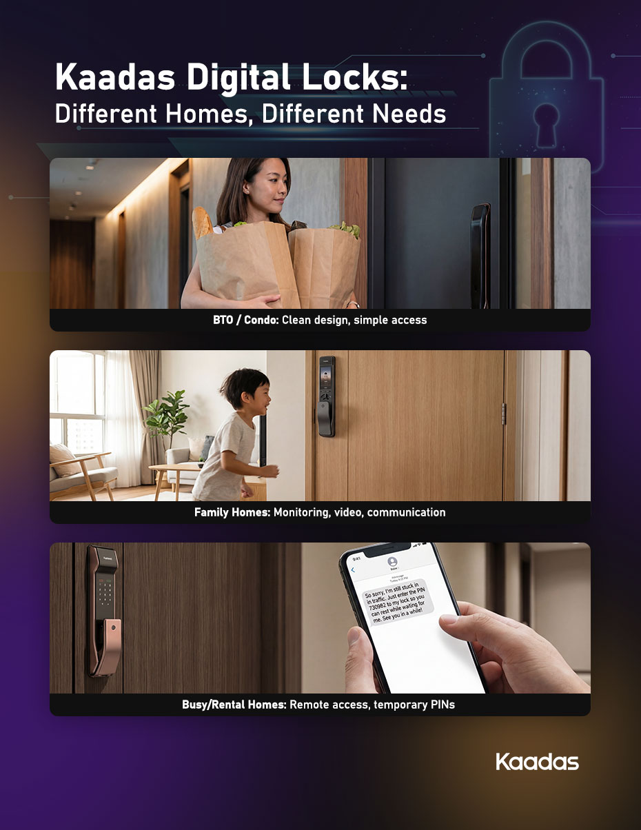 Kaadas Digital locks. Different Homes, Different Needs | Kaadas