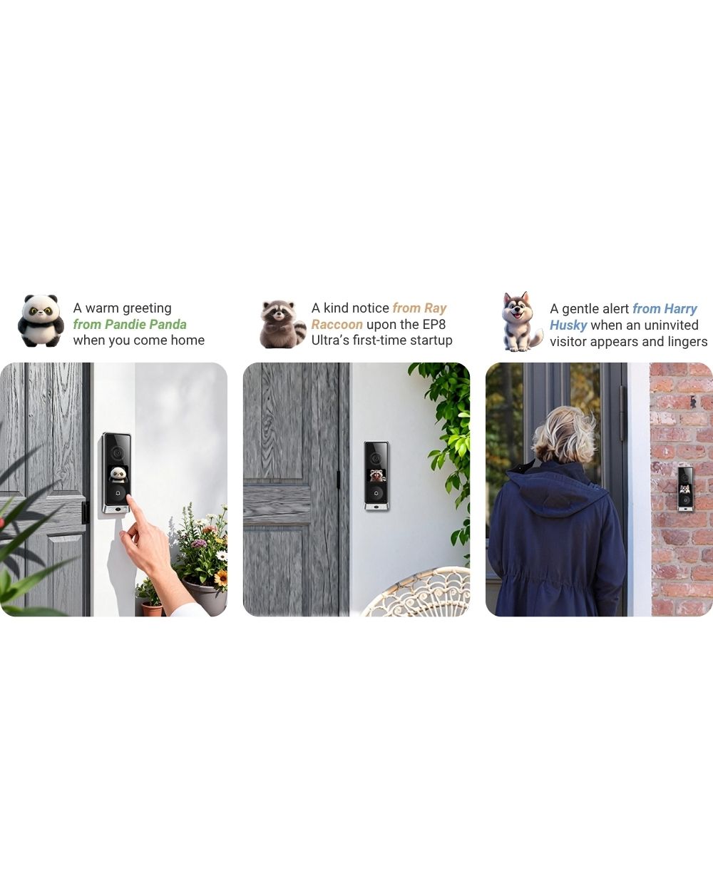 EZVIZ EP8 Ultra AI-Powered Interactive Video Doorbell Kit - Image 8