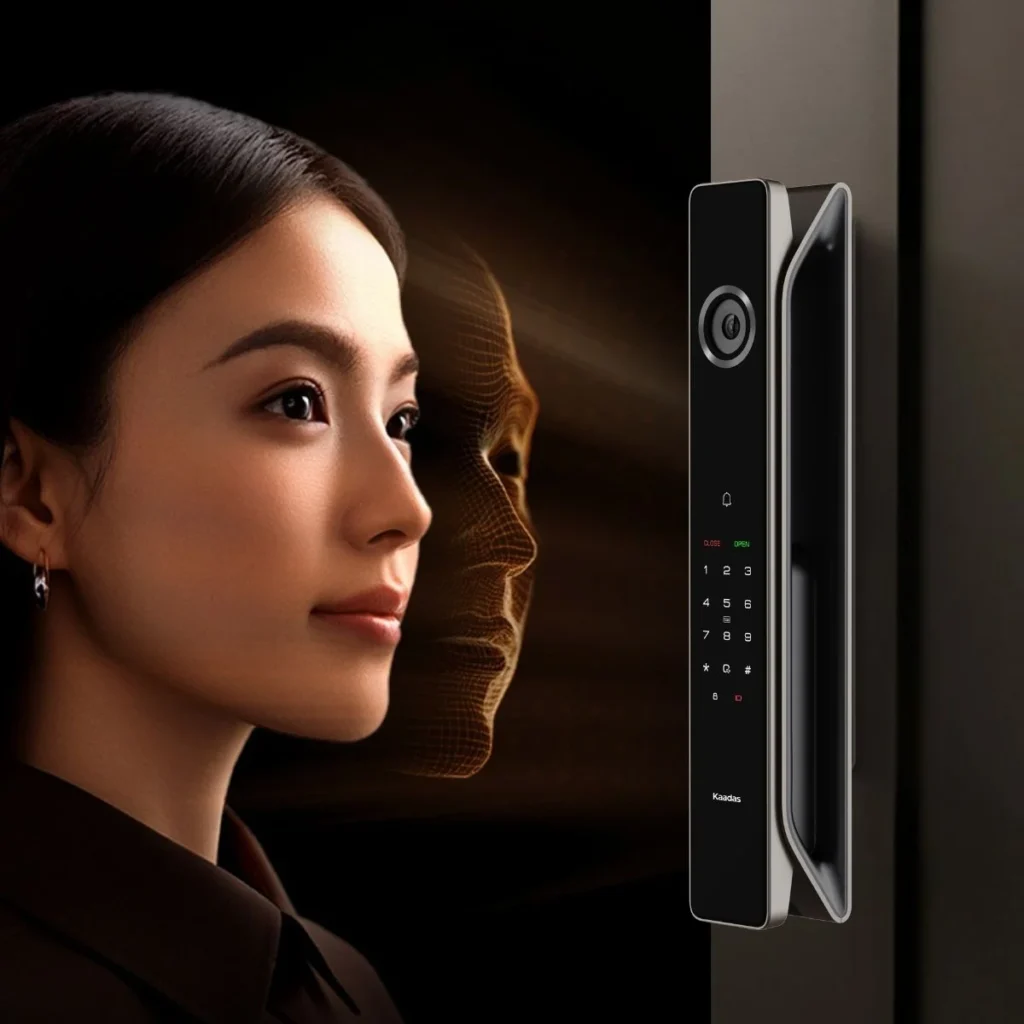 K20 Pro Max face recognition at the door