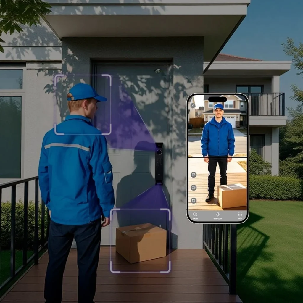K20 Pro Max indoor display and door viewer